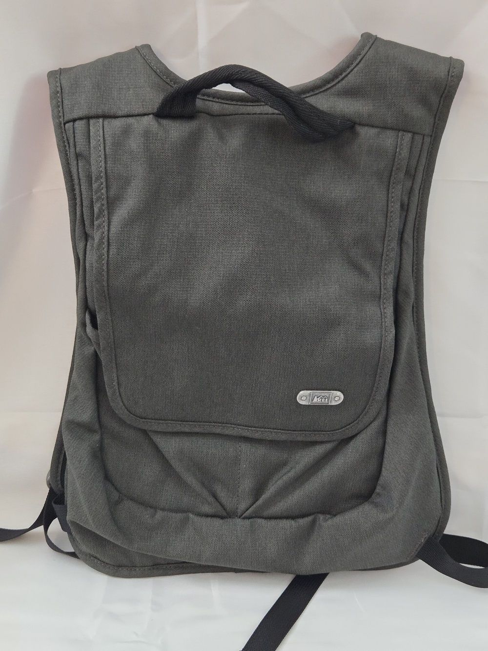 REI Co-op Cambria Flap Daypack Backpack Gray Coral Pink Organizer
